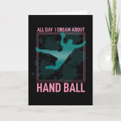Handball ist mein Leben Karte (Vorderseite)
