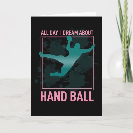 Handball ist mein Leben Karte (Vorderseite)