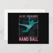 Handball ist mein Leben Postkarte (Vorne/Hinten)