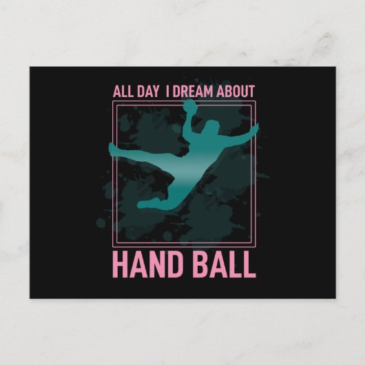 Handball ist mein Leben Postkarte (Vorderseite)