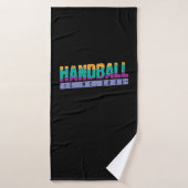 Handball ist meine Droge Badehandtuch (Badehandtuch)