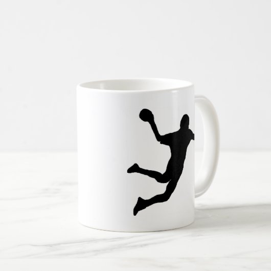Handball Kaffeetasse (VorderseiteRechts)