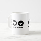 Handball Kaffeetasse (Vorderseite Links)