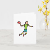 Handball Karte (Gelbe Blume)