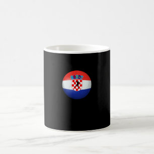 Handball - Kroatische Flaggenturnier-Shirt Kaffeetasse