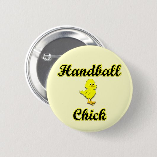 Handball-Küken Button (Vorne & Hinten)