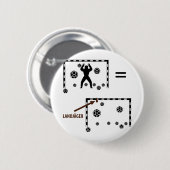 Handball Landjäger Torwart Ikone Button (Vorne & Hinten)