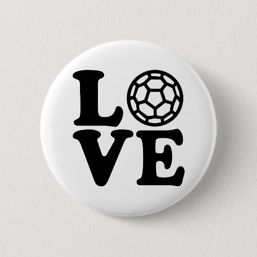 Handball-Liebe Button (Vorderseite)