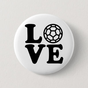 Handball-Liebe Button