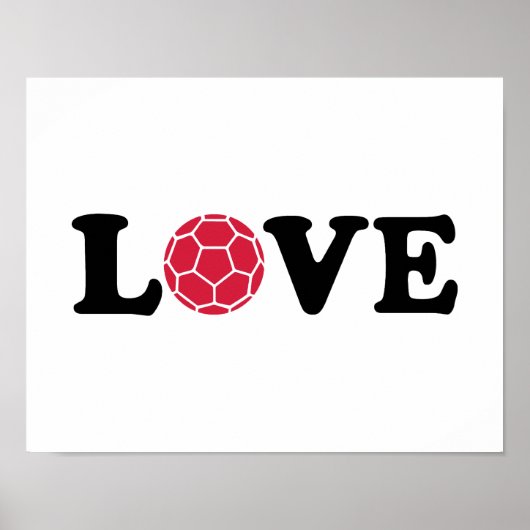 Handball-Liebe Poster (Vorne)