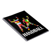 Handball Notizblock (Rechte Seite)