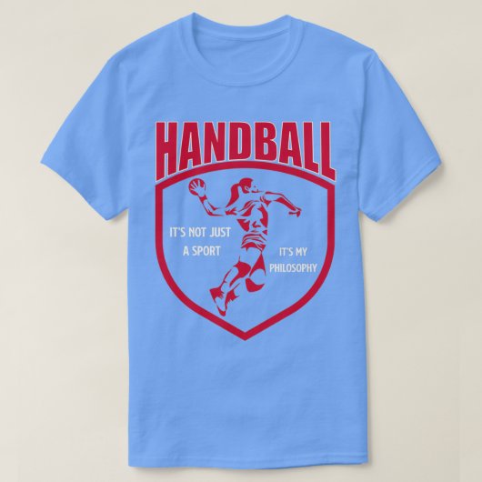 Handball Philosophie Sport T-Shirt (Design vorne)