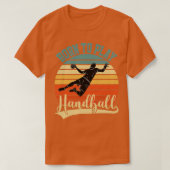 Handball Player Circle Runner Back Room 16 T-Shirt (Design vorne)