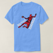Handball Player Circle Runner Back Room 17 T-Shirt (Design vorne)