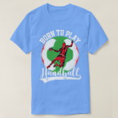 Handball Player Circle Runner Back Room 5 T-Shirt (Design vorne)