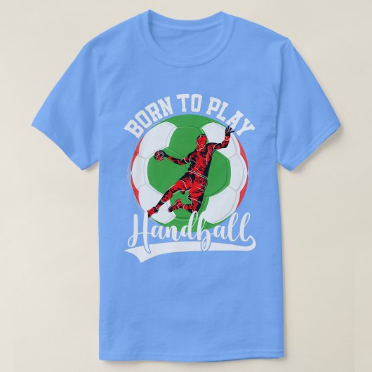 Handball Player Circle Runner Back Room 5 T-Shirt (Design vorne)