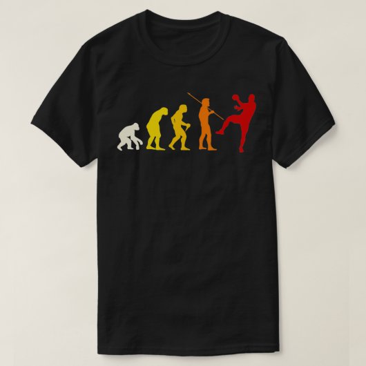 Handball Player Evolution Großes Geschenk Handball T-Shirt (Design vorne)