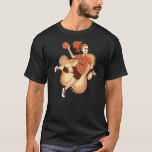 Handball Player Handball Ball Outfit Handball Girl T-Shirt