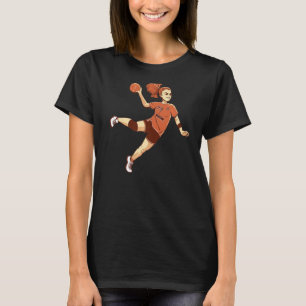 Handball Player Handball Ball Outfit Handball Girl T-Shirt