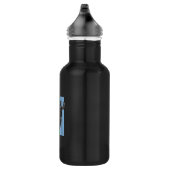 Handball Player Retro Edelstahlflasche (Rechts)