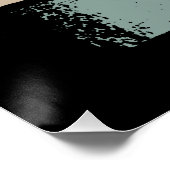 Handball Player Retro Poster (Ecke)