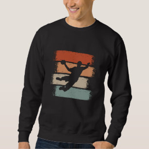 Handball Player Retro Sweatshirt