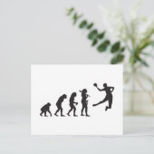 Handball Postkarte (Stehend Vorderseite)