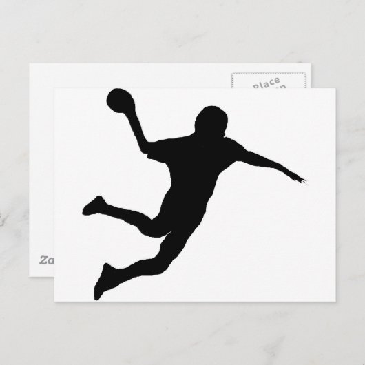 Handball Postkarte (Vorne/Hinten)