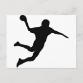 Handball Postkarte (Vorderseite)