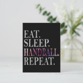 handball postkarte (Stehend Vorderseite)