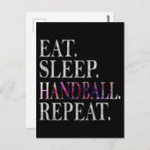 handball postkarte (Vorne/Hinten)