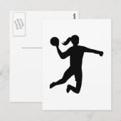 Handball Postkarte (Vorne/Hinten)