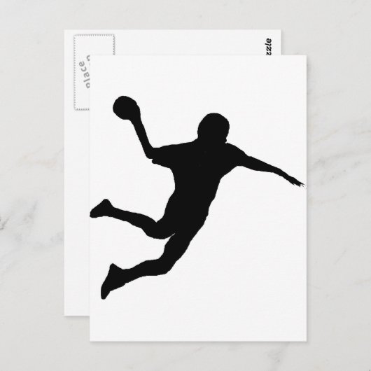 Handball Postkarte (Vorne/Hinten)