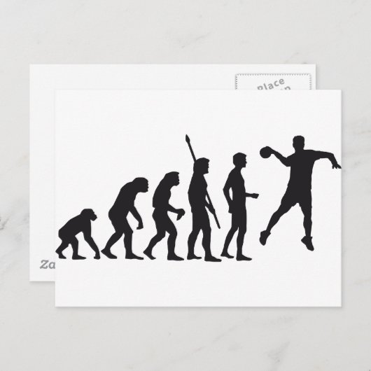 Handball Postkarte (Vorne/Hinten)