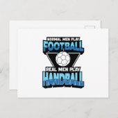Handball Postkarte (Vorne/Hinten)
