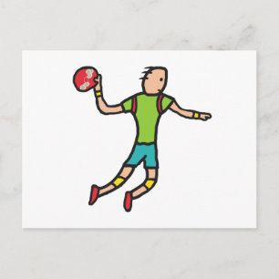 Handball Postkarte