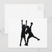 Handball-Postkarte Postkarte (Vorne/Hinten)