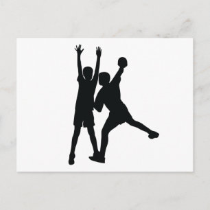 Handball-Postkarte Postkarte