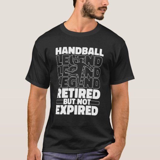 Handball Retiree Sport Handball T-Shirt (Vorderseite)