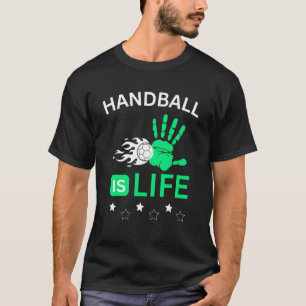 Handball-Rettungsschwimmer Handball-Mannschaftstra T-Shirt