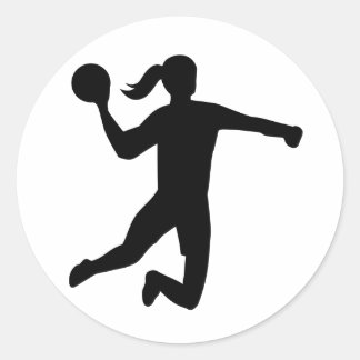 Handball Runder Aufkleber