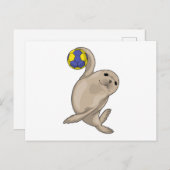 Handball-Siegel Postkarte (Vorne/Hinten)