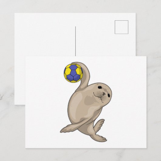 Handball-Siegel Postkarte (Vorne/Hinten)