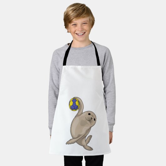 Handball-Siegel Schürze (Getragen)