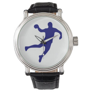 Handball-Silhouette Armbanduhr