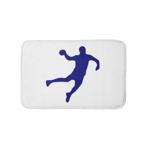 Handball-Silhouette Badematte