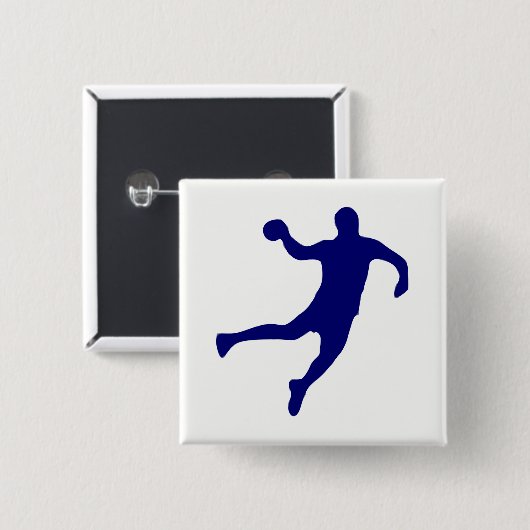 Handball-Silhouette Button (Vorne & Hinten)