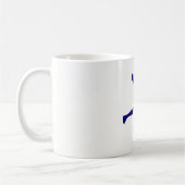 Handball-Silhouette Kaffeetasse (Links)