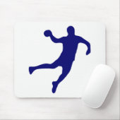 Handball-Silhouette Mousepad (Mit Mouse)