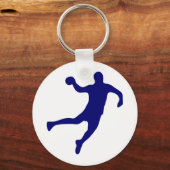 Handball Silhouette Schlüsselanhänger (Vorderseite)